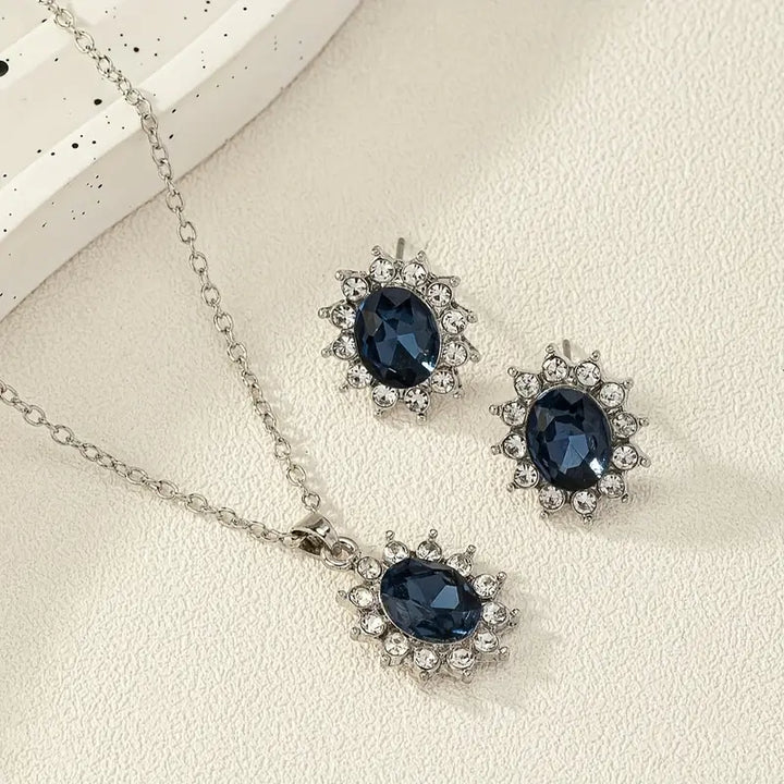 Katya Azuryn Jewelry Set | White Gold