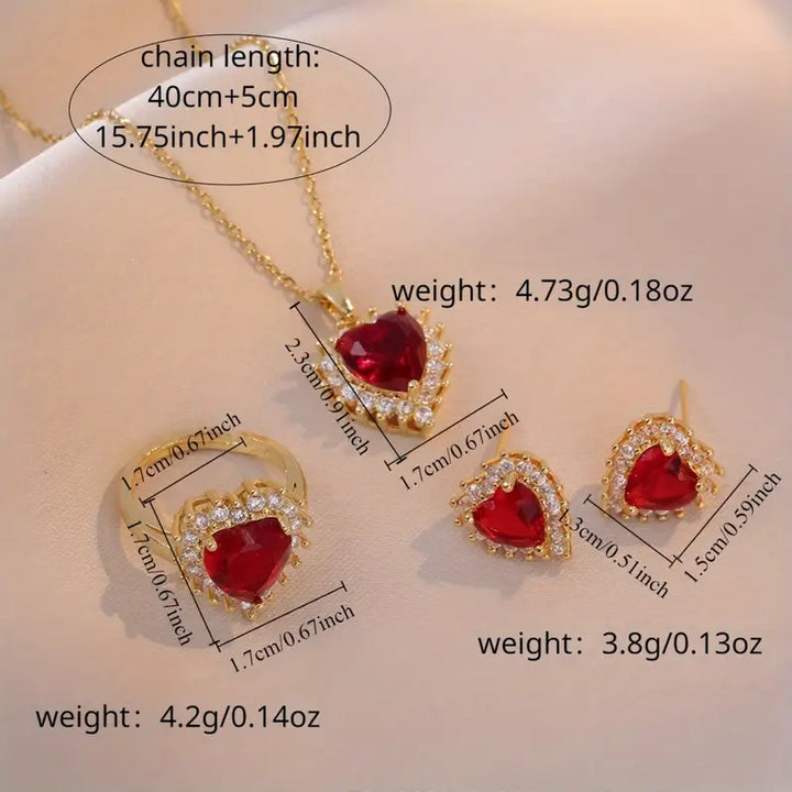 Anavelle Roubella Jewelry Set | Gold