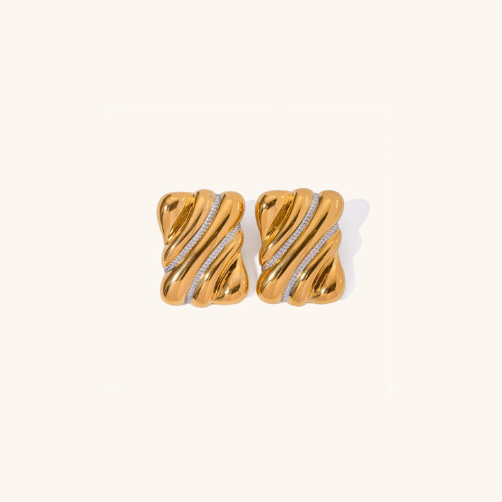 Pippa Two Tone Earrings
