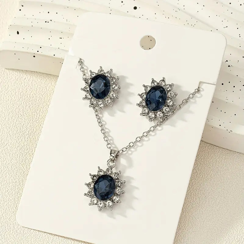 Katya Azuryn Jewelry Set | White Gold