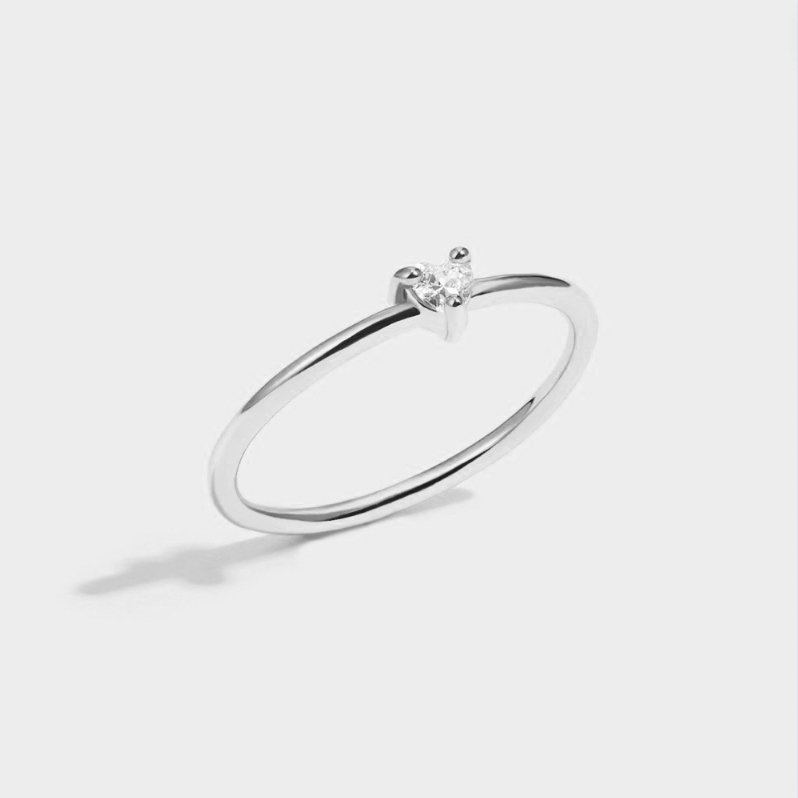 'Little Love' Crystal Heart Ring